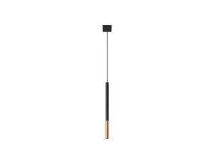 Lampa wisząca MOZAICA 1 czarny/miedź