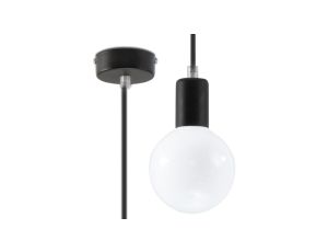 Lampa wisząca EDISON czarna