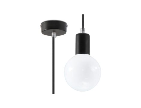 Lampa wisząca EDISON czarna