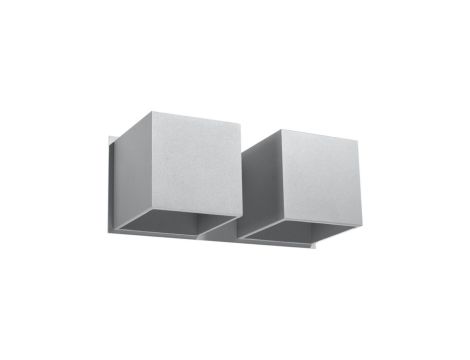 Kinkiet QUAD 2 szary