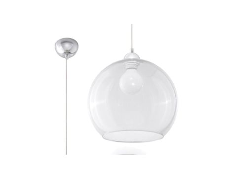 Lampa wisząca BALL transparentny