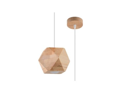 Lampa wisząca WOODY naturalne drewno