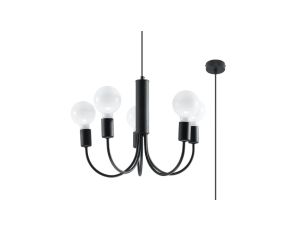 Żyrandol PICCOLO 5 czarny