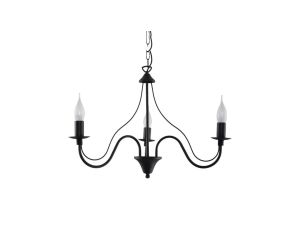 Żyrandol MINERWA 3 czarny