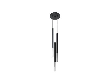 Lampa wisząca MOZAICA 3P czarny/chrom