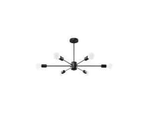 Żyrandol LANGO 6 czarny