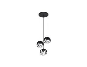 Lampa wisząca TULOS 3P czarna