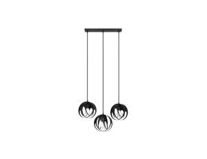 Lampa wisząca TULOS 3L czarna