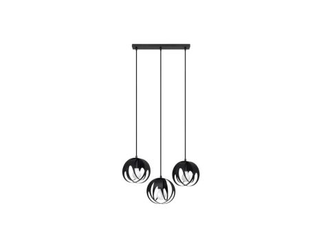 Lampa wisząca TULOS 3L czarna