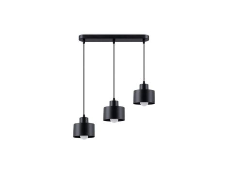 Lampa wisząca SAVAR 3 czarna
