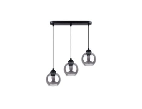 Lampa wisząca ALINO 3 czarna