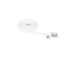 Kabel USB 2.0, wtyk A - Lightning MFi, i16P, ładowanie, transmisja danych, 1 m, biały EMOS SM7013W
