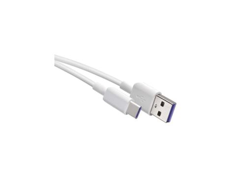 Kabel USB 2.0, wtyk A - C, ładowanie, transmisja danych, 1,5 m, biały EMOS SM7026