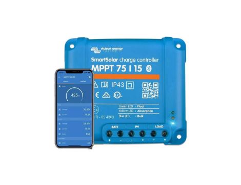 Regulator ładowania Smart 75V/15A BlueTooth