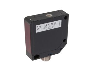 Czujnik optyczny, odblaskowy, 50x50x15mm, światło czerwone spolaryzowane, punktowy, Teach-In, Sn: 6000, 10-30VDC OR170120