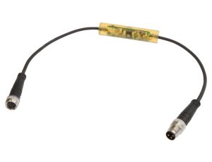 Stopień czasowy, opóźnienie włączenia, 0-0.15s, 10-35VDC, 1x NO, M8 3-PIN 0.3m, IP67, plastik, potencjometr VY030175