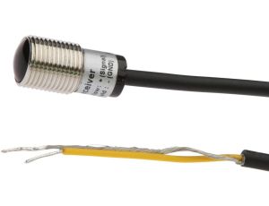 Wysokowydajna Bariera świetlna, odbiornik, M12x1 25long, krótka konstrukcja, Anschluss an Verstärker OE126303