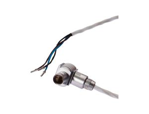 VK5000L1, kabel połączeniowy, 5m, żeński Lemo-mini (gniazdo) 3-pinowy kątowy, wolny koniec żyły 3-pinowy, 3-przewodowy