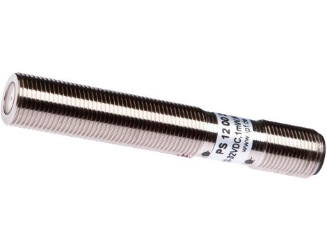 PS120020, czujnik laserowy, przelotowy nadajnik czujnika, M12x1 75long, apertura Ø1mm, Sn: 5m, 12-32V
