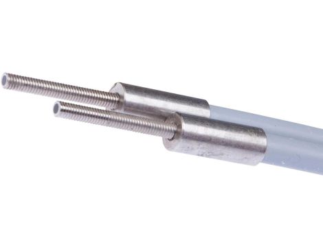 LS150204, bariera światłowodowa, 1,5 m, głowica: Stal nierdzewna 35 dł. M2,5 M2,5x0,45 Ø6, Wyjście światła Osiowe