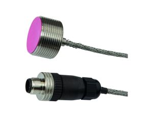 Czujnik indukcyjny, M30x1.5 28długość, Flush, Sn: 8, 10-35VDC, 0-140C, PNP NO, złącze kablowe M12 IB30E093