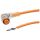 VKA0A038, Kabel połączeniowy, 10 m, żeński M12 (gniazdo) 4-pinowy kątowy, wolny koniec przewodu, 4x0,25 mm, PVC