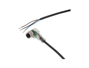 Kabel połączeniowy, 25 m, żeński M12 (gniazdo) 3-PINowy kątowy, wolny koniec przewodu, 3x0,34 mm, PUR VKBE0221