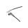 VKBE0221, Kabel połączeniowy, 25 m, żeński M12 (gniazdo) 3-pinowy kątowy, wolny koniec przewodu, 3x0,34 mm, PUR