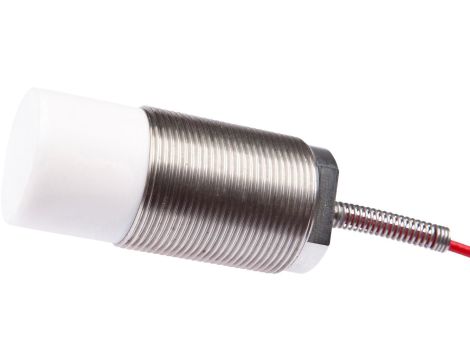 Czujnik pojemnościowy, M32x1.5 70długość, niepodtynkowy, Sn: 5-120, 250C, Wzmacniacz, Kabel 2m KN326050