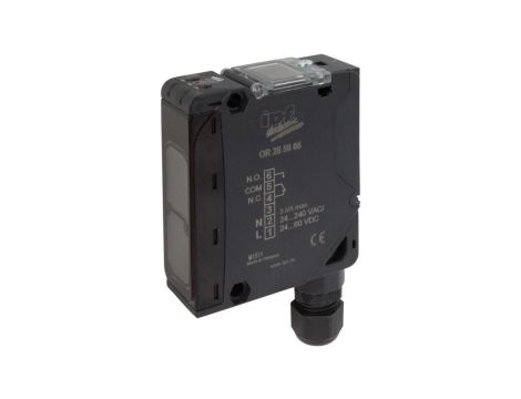 Czujnik optyczny, odblaskowy, 85x70x28mm, spolaryzowane światło czerwone, punktowy, ręczna regulacja, Sn: 20000 OR285906