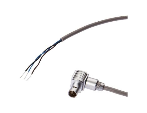VK2000L0, kabel połączeniowy, 2 m, żeński Lemo-mini (gniazdo) 3-pinowy kątowy, wolny koniec żyły, 3-przewodowy, -40-180C