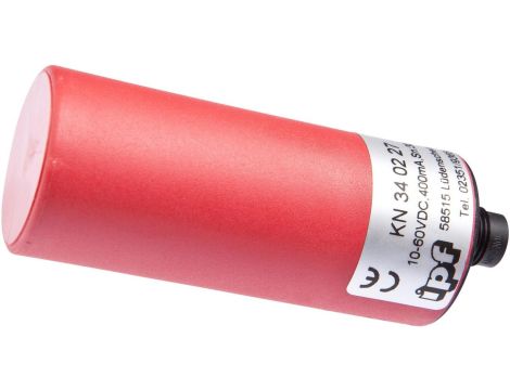 Czujnik pojemnościowy, Ø34mm 81long, Non-flush, Sn: 30 PNP NC, złącze M12, IP67, PBT, LED KN340227