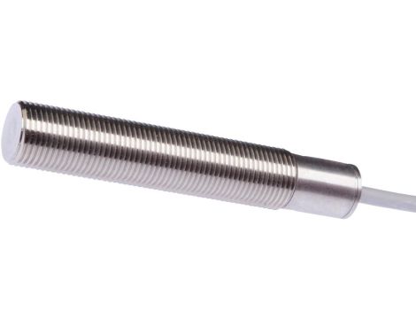 MC120158, czujnik magnetyczny, całkowicie stalowy, M12x1 69long, Sn: 40mm 18-30V DC, -25-130C, 1x PNP NO, kabel 3-pinowy 15m