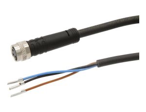 Kabel połączeniowy, 30 m, żeński M8 (gniazdo) 3-PINowy prosty, wolny koniec żyły, 3x0,34 mm, PUR VKC00075