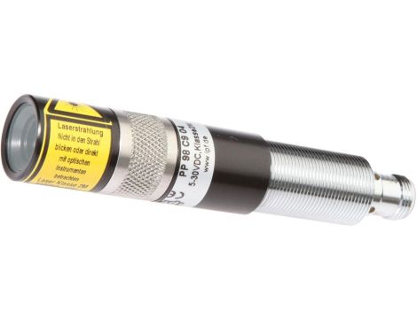 PP98C904, wskaźnik laserowy, M18x1 108long, krzyż (X), 30, dioda laserowa, światło czerwone, 635nm, 5-30V DC