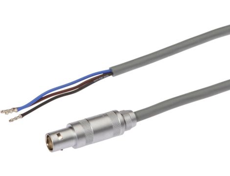 VK200940, kabel połączeniowy, 2 m, żeński Lemo (gniazdo) 3-pinowy prosty, wolny koniec żyły, 3-żyłowy, silikonowy