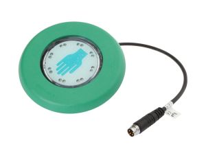 Czujnik pojemnościowy, przycisk, 59 mm, symbol ręka, 10-30 VDC, -30-70C, PNP NO KY98E021