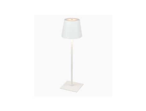 Lampka stołowa LED 3,5W 400lm 3000K IP54 biała 4Ah 3 lata gwar.