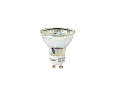 Żarówka LED line GU10 5W 4000K barwa neutralna 450lm 220-260V 120st. 3 lata gwar.