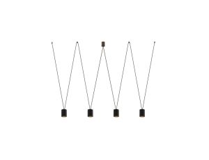 Lampa wisząca MORE TONE BLACK/GOLD IV 7814 Nowodvorski Lighting