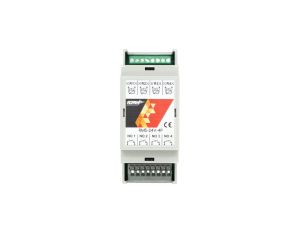 Przekaźnik na szynę DIN 2M, cewka 24V DC, 4 x NO 5A/250V, RM5-24V-4P