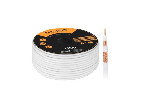 Przewód koncentryczny SAT RG6 1,13/4,8 Professional Premium LIBOX PCC113 /100m/