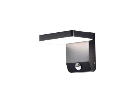 Oprawa elewacyjna LED 17W 2520lm 3000K czujnik regulowana Czarny kwadrat 2948