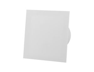 Wentylator łazienkowy z panelem ozdobnym biały mat plexi FI 125