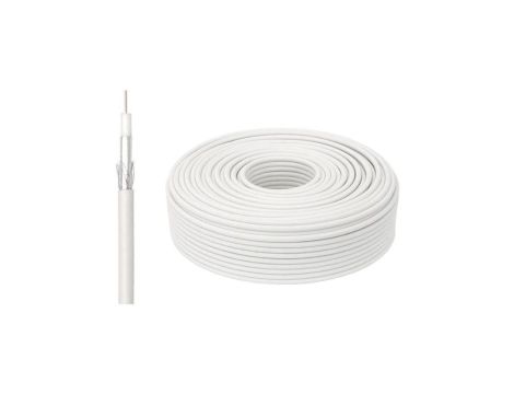 Przewód koncentryczny RG6U 0,8/4,8 CCS100 LIBOX /100m/