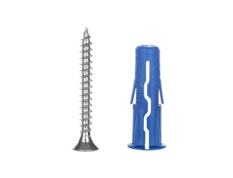 Kołki rozporowe uniwersalne UNO 8x32 z wkrętem z łbem stożkowym 4,5x35 100szt. RAWLPLUG