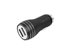 Ładowarka samochodowa z młotkiem 2xUSB 2,4A czarna LB0057 LIBOX