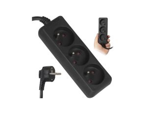 Przedłużacz 3 gniazda z uziemieniem 1,5m 10A IP20 LB0080B-1,5 Libox