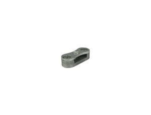 Aluminiowy zacisk do bednarki w powłoce PVC 25x3