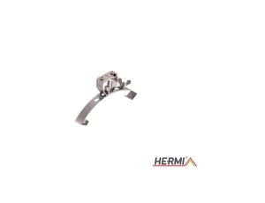 Podpora przewodu płaskiego 20x3 na gąsior L-180mm, stal nierdzewna